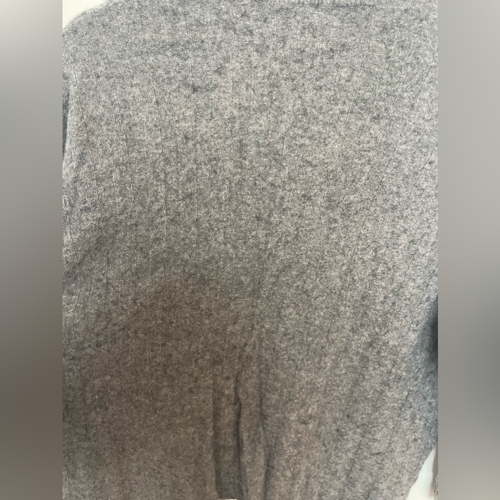 Zara Channel Sweater Heathered Gray - Picture 7 of 8